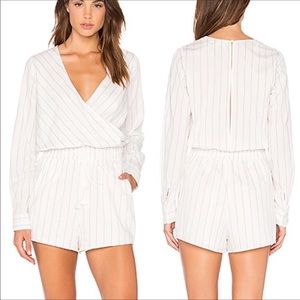 The Jetset Diaries Revolve Anika Long Sleeve Romper Sz Medium